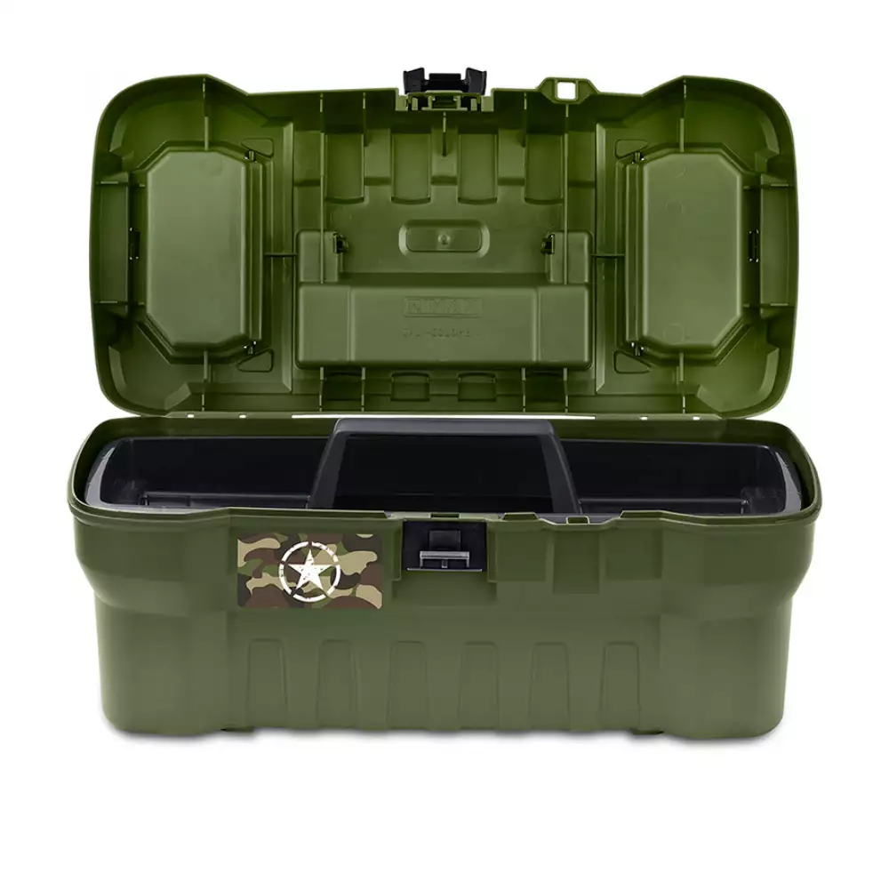 CAJA HERRAMIENTAS 16" CERRADURA PLASTICA ARMY (12465) RIMAX