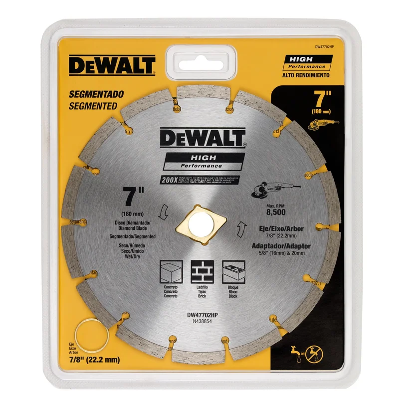 DISCO SEGMENTADO 7" DIAMANTADO (DW47702HP) DEWALT - Vista 2