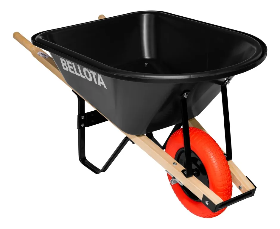 CARRETILLA 5672-6 ANTIPINCHAZO PLASTICA NEGRA (110939) BELLOTA - Vista 4