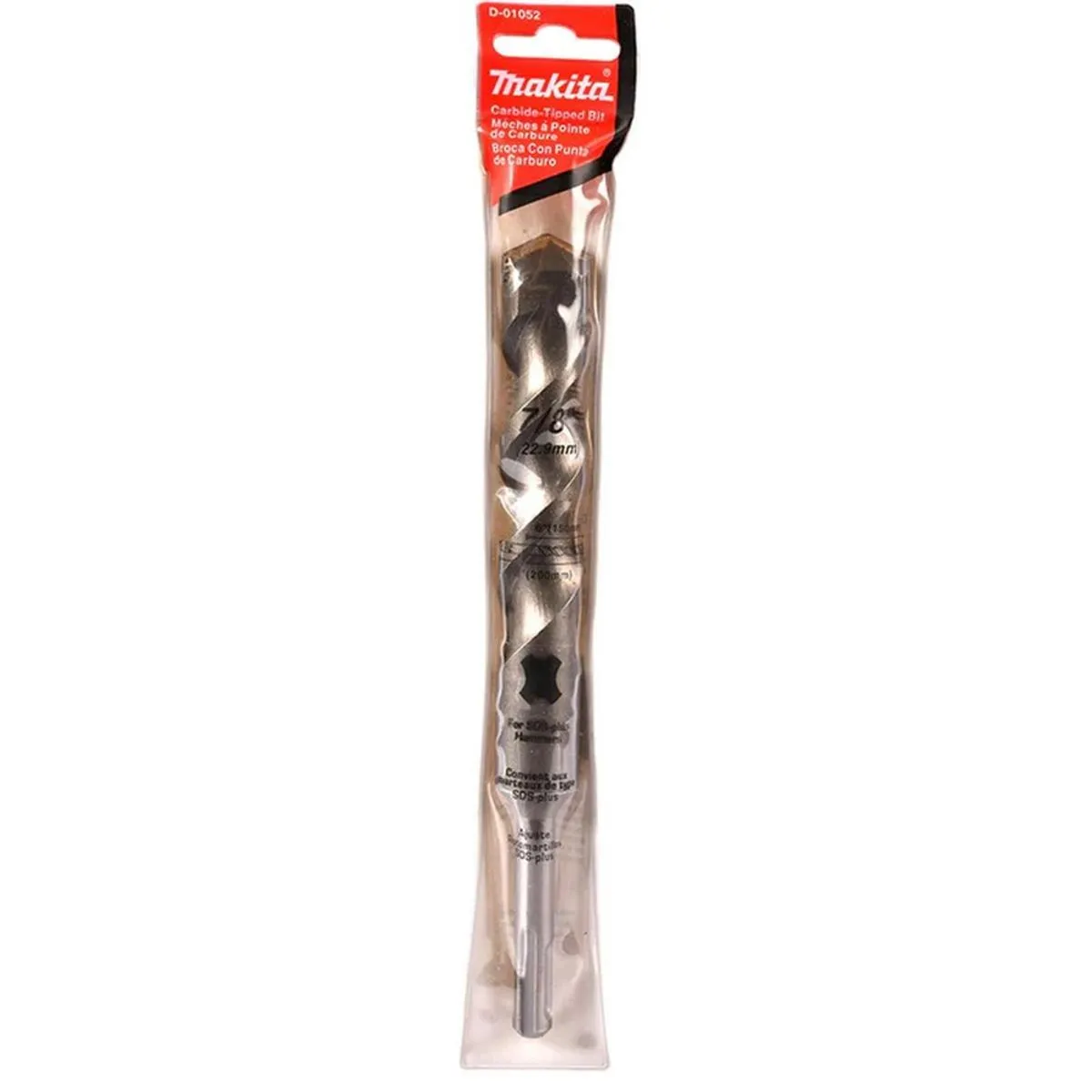 BROCA SDS-PLUS 7-8" X 8" D-01052 MAKITA - Vista 2