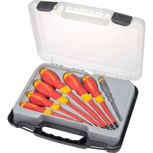 JUEGO DE DESTORNILLADORES AISLADOS MAXSTEEL x 7 PIEZAS (STMT60175-LA) STANLEY - Vista 2