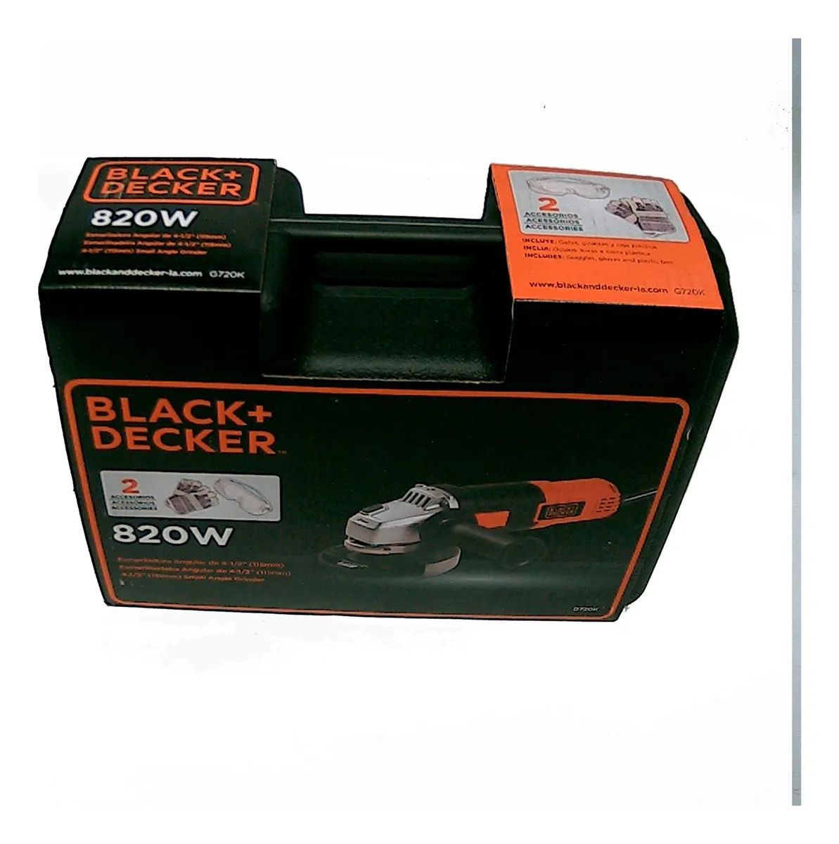 PULIDORA 4-1-2" 920W - 11.000RPM (G720XK-B3) BLACK&DECKER - Vista 5