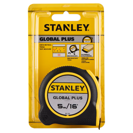 CINTA METRICA GLOBAL PLUS DE 5MT (30-716) STANLEY - Vista 5