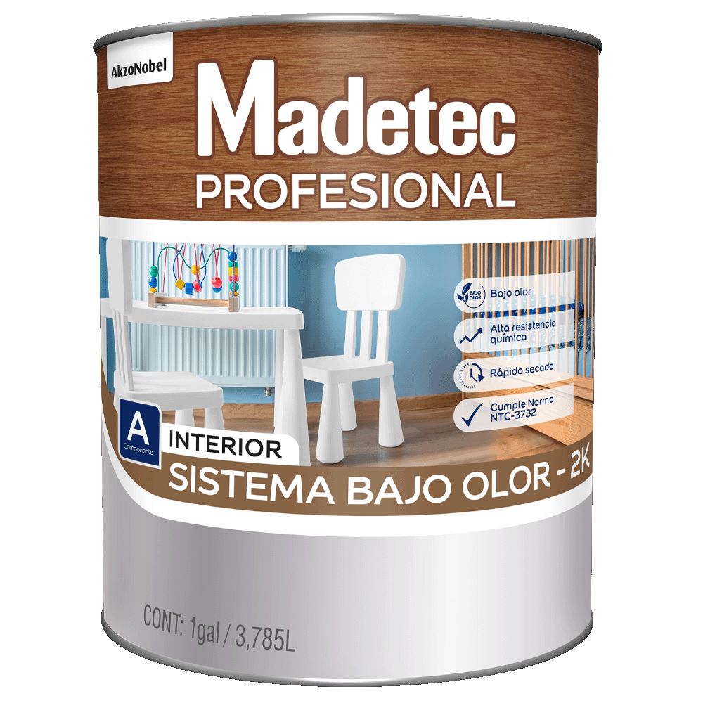 CATALIZADOR MADETEC BAJO OLOR 2KG INCOLORO 28448 (1-2GL) (10389138) PINTUCO