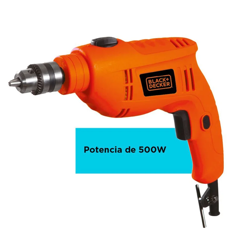 TALADRO PERCUTOR 3-8" 550W - 2.900RPM (TB550-B3) BLACK&DECKER - Vista 2