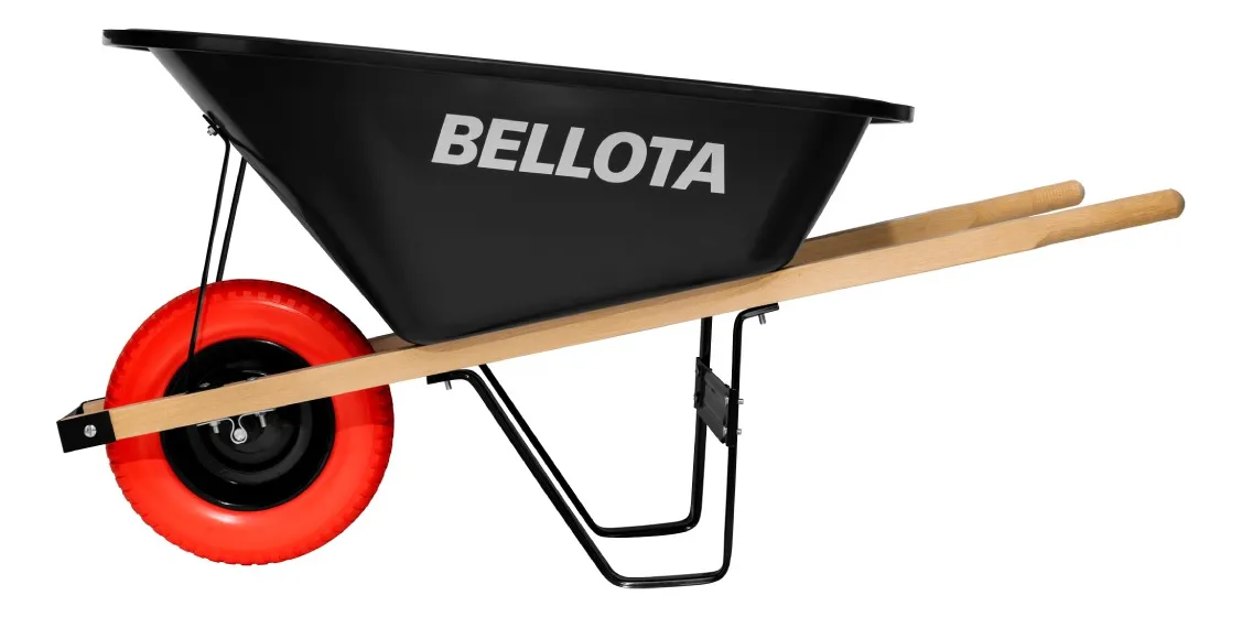 CARRETILLA 5672-6 ANTIPINCHAZO PLASTICA NEGRA (110939) BELLOTA - Vista 2