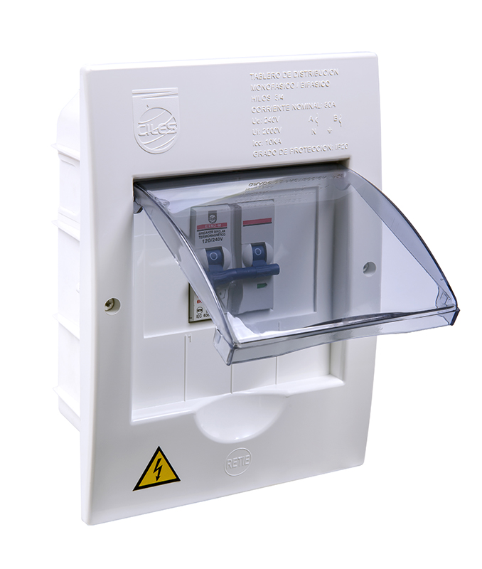 TABLERO PARA BREAKER ENCHUFABLE 2 CIR MONOFASICO 110V (PT730000U) CILES