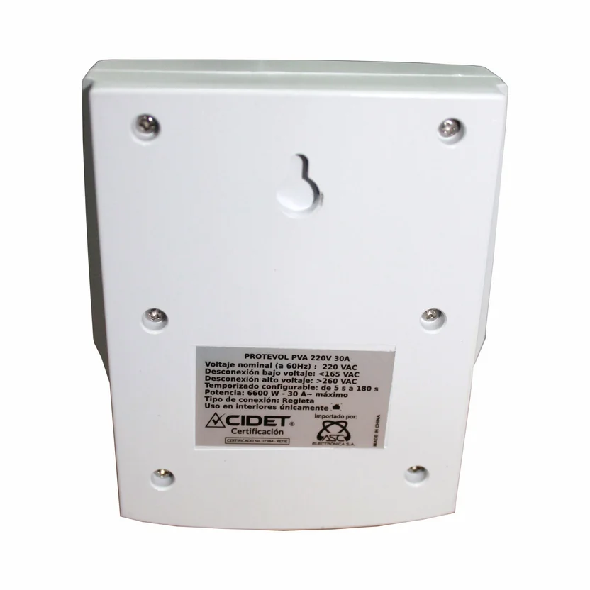 PROTECTOR DE VOLTAJE PVA 30A 220V 6600W (33260013) MAGOM - Vista 3