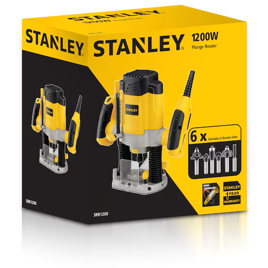 RUTEADORA 1200W 1-3" (SRR1200-B3) STANLEY - Vista 5
