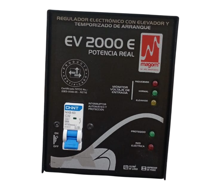 REGULADOR CON ELEVADOR EV 2000E POTENCIA REAL (31010409) MAGOM
