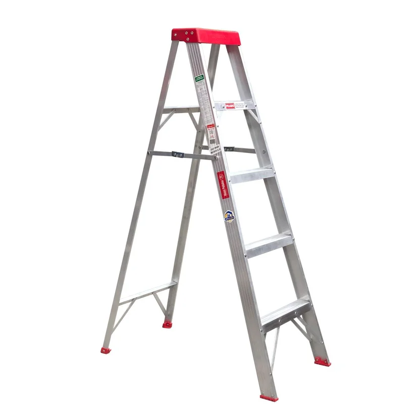 ESCALERA 5 PELDAÑOS TAPA ROJA (7111205TR) IDEACE