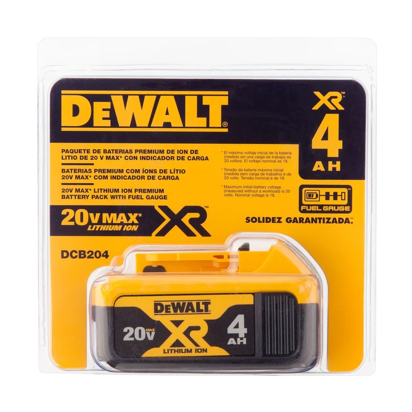 BATERIA XR ION LITIO 20V 4 AH (DCB204) DEWALT - Vista 5